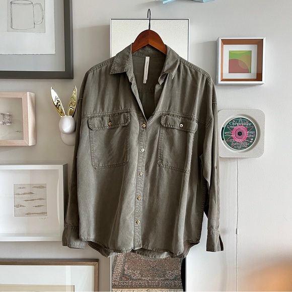 Babaton Oversized Collared Shirt, szS - Picture 1 of 5